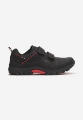 Czarno-Czerwone Buty Sportowe Cinnamonvine. Czarne buty sportowe męskie Born2be, z aplikacjami, z nubiku, przed kostkę, bez zapięcia. Za 139.99 zł.