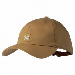 Czapka z daszkiem baseball cap. Brązowe czapki damskie Buff, bez wzorów, z bawełny, klasyczne. Za 132.99 zł.