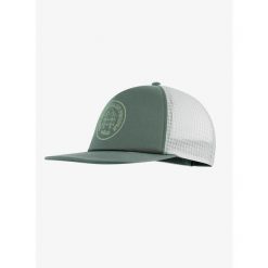 Czapka z daszkiem Rab Cirque Print Cap - sage/pewter. Zielone czapki damskie RAB, bez wzorów. Za 119.99 zł.