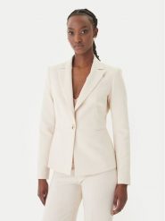 Rinascimento Marynarka CFC0128647003 Beżowy Regular Fit. Brązowe marynarki i żakiety damskie Rinascimento, bez wzorów, z syntetyku, bez kołnierzyka, bez ramiączek. Za 679.99 zł.