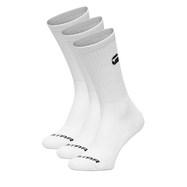 Skarpety długie G-Star Raw. Białe skarpetki damskie G-Star Raw, bez wzorów. Za 44.99 zł.