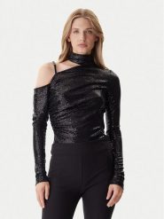 Versace Jeans Couture Body 79HAM208 J0248 Czarny Slim Fit. Czarne body Versace Jeans Couture, bez wzorów, z jeansu. Za 899.99 zł.