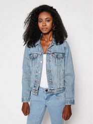 Levi's® Kurtka jeansowa Original Trucker 29945-0100 Niebieski Regular Fit. Niebieskie kurtki damskie s, bez wzorów, z bawełny, bez kaptura. Za 419.99 zł.