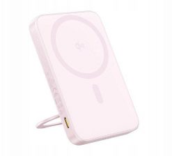 Baseus PicoGo Qi2 5000mAh 20W różowy. Czerwone powerbanki Baseus. Za 159.43 zł.