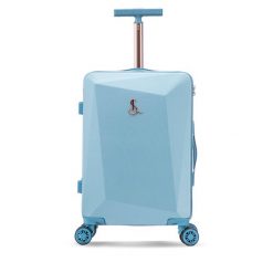 Walizka kabinowa Semi Line. Niebieskie walizki damskie Semi-line, bez wzorów. Za 189.99 zł.