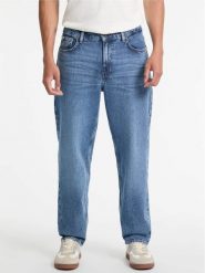 Guess Jeans Jeansy M5GA90 D5M53 Niebieski Relaxed Fit. Niebieskie jeansy męskie Guess Jeans, z bawełny. Za 389.99 zł.