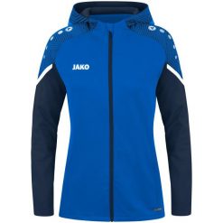 Damska bluza dresowa z kapturem Jako Performance. Niebieskie bluzy damskie Jako, s, bez wzorów, z dresówki, eleganckie, bez ramiączek, z kapturem. Za 264.10 zł.
