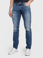 Pepe Jeans Jeansy Stanley PM206816 Granatowy Tapered Fit. Niebieskie jeansy męskie Pepe Jeans, z bawełny. Za 339.99 zł.
