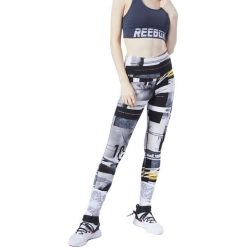 Reebok Meet You There Legginsy Wielokolorowy. Legginsy damskie Reebok, bez wzorów, z bawełny. Za 171.95 zł.