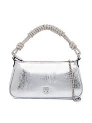 PINKO Torebka Half Moon Baguette Mini AI 25-26 PLTT 105915 A2WD Srebrny. Szare torebki wizytowe damskie Pinko, bez wzorów, ze skóry, bez dodatków. Za 1,289.00 zł.