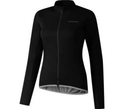 Damska kurtka przeciwdeszczowa WINDFLEX, czarna. Czarne kurtki sportowe damskie Shimano, m, bez wzorów, z elastanu, bez ramiączek, bez kaptura, rowerowe. Za 508.65 zł.