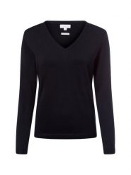 Brookshire Sweter Kobiety drobna dzianina niebieski, S. Niebieskie swetry nierozpinane damskie brookshire, s, bez wzorów, z dzianiny, bez kołnierzyka, bez ramiączek. Za 199.95 zł.
