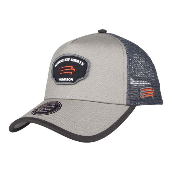 Czapka W-TRUCKER 1. Szare czapki damskie WINDSON, bez wzorów, z bawełny, eleganckie. Za 62.00 zł.