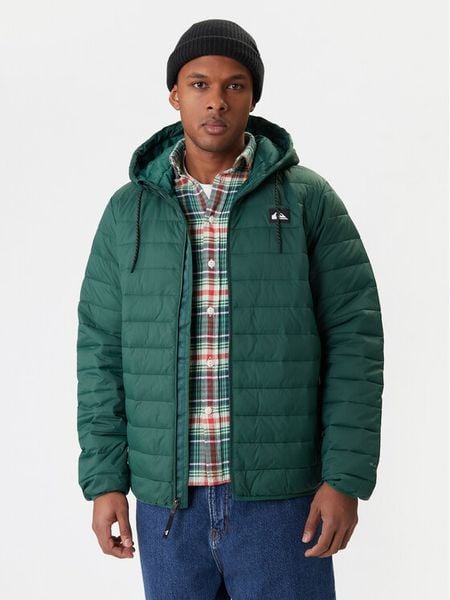 Quiksilver Kurtka przejściowa Scaly Hood EQYJK04189 Zielony Regular Fit. Zielone kurtki męskie Quiksilver, l, bez wzorów, z syntetyku, bez kaptura. Za 409.99 zł.