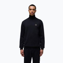 Bluza męska Napapijri B-Badge C. Czarne bluzy męskie Napapijri, m, bez wzorów, bez ramiączek, bez kaptura. Za 289.99 zł.