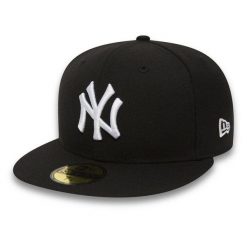Czapka z daszkiem New Era 59FIFTY New York Yankees Fullcap 10003436 7 1/2. Czarne czapki damskie New Era, bez wzorów. Za 194.35 zł.