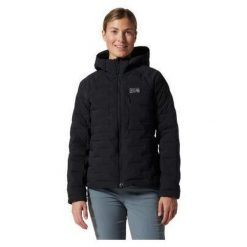 Kurtka puchowa damska Mountain Hardwear Stretchdown Hoody. Czarne kurtki sportowe damskie MOUNTAIN HARDWEAR, s, bez wzorów, z puchu, bez ramiączek, bez kaptura, trekkingowe. Za 1,299.00 zł.