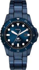 Zegarek Fossil Fossil Blue FS6166 Zegarek męski 42 mm. Niebieskie zegarki męskie FOSSIL, bez wzorów. Za 716.99 zł.