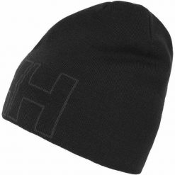 Czapka zimowa Helly Hansen Outline Beanie. Czarne czapki męskie Helly Hansen, na zimę, bez wzorów. Za 157.00 zł.