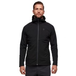 Bluza z kapturem trekkingowa męska Black Diamond Element. Czarne bluzy męskie Black Diamond, m, bez wzorów, sportowe, bez ramiączek, z kapturem. Za 494.99 zł.