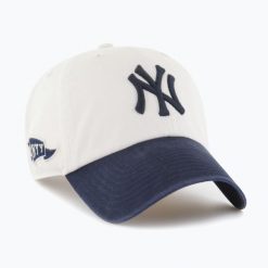 Czapka z daszkiem 47 Brand MLB New York Yankees Grand Stand CLEAN UP. Brązowe czapki damskie 47 Brand, na wiosnę, bez wzorów. Za 119.99 zł.