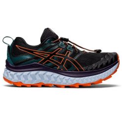 Buty do biegania damskie Asics Trabuco Max. Brązowe obuwie trekkingowe damskie Asics, z materiału, bez zapięcia. Za 724.65 zł.