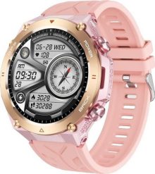 Smartwatch Rubicon RNCF37 Różowy. Czerwone zegarki smartwatch Rubicon, bez wzorów. Za 214.00 zł.