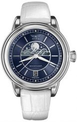 Zegarek damski Aviator V.1.33.0.255.4.WM biały. Białe zegarki damskie AVIATOR. Za 2,874.51 zł.
