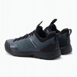 Buty damskie Black Diamond Mission XP LTHR - storm blue. Czarne obuwie sportowe damskie Black Diamond, bez wzorów, bez zapięcia. Za 613.98 zł.