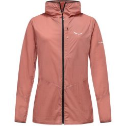 Damska kurtka wodoodporna Salewa Pedroc Wind HD Light. Czerwone kurtki sportowe damskie Salewa, bez wzorów, z materiału, bez ramiączek, trekkingowe. Za 513.60 zł.