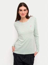 Kaffe Bluzka Liddy 10502821 Zielony Regular Fit. Zielone bluzki damskie Kaffe, m, bez wzorów, z syntetyku, bez kołnierzyka, bez ramiączek. Za 99.99 zł.