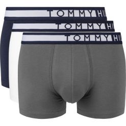 Tommy Hilfiger 3-pack Bokserki Niebieski Biały Szary. Białe bokserki męskie Tommy Hilfiger, bez wzorów, z bawełny. Za 176.95 zł.