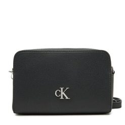 Torebka Calvin Klein Jeans. Czarne listonoszki damskie Calvin Klein Jeans, bez wzorów, z jeansu, bez dodatków. Za 239.99 zł.