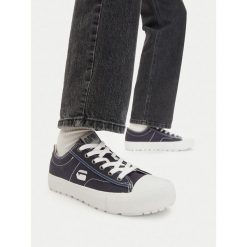 Trampki G-Star. Niebieskie trampki i tenisówki damskie G-Star, bez wzorów, bez zapięcia. Za 179.99 zł.