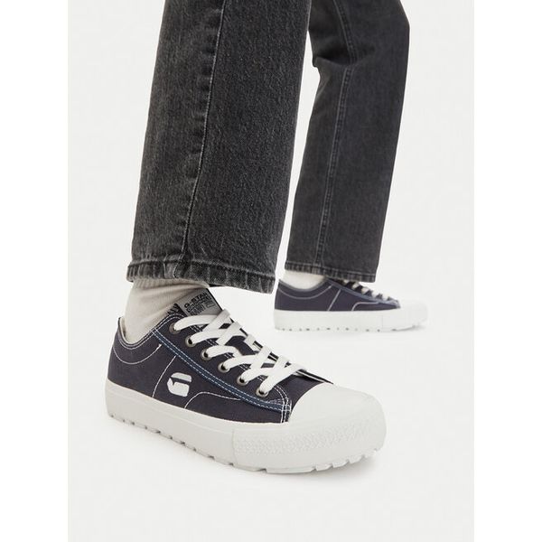 Trampki G-Star. Niebieskie trampki i tenisówki damskie G-Star, bez wzorów, bez zapięcia. Za 179.99 zł.