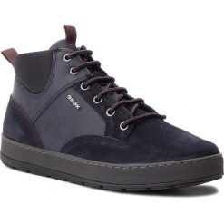 Trzewiki GEOX - U Ariam F U845QF 0HMME C4002 Navy. Niebieskie botki męskie Geox, bez wzorów, z materiału, eleganckie, bez obcasa, bez zapięcia. W wyprzedaży za 349.00 zł.