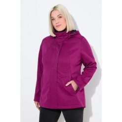 Damskie Kurtka softshell HYPRAR wodoodporna kaptur. Czerwone kurtki sportowe damskie Ulla Popken, plus size, bez wzorów, z materiału, bez ramiączek, bez kaptura, trekkingowe. Za 479.99 zł.