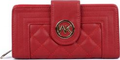 Accessorize Me Czerwony portfel damski pikowany AMIE W03. Czerwone portfele damskie Accessorize Me. Za 19.90 zł.