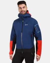 Męska wodoodporna kurtka hardshell Kilpi MAMBA-M. Niebieskie kurtki męskie Kilpi, l, bez wzorów, z hardshellu, bez kaptura, trekkingowe. Za 1,145.01 zł.