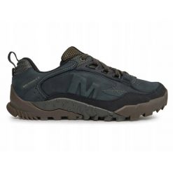 Buty trekkingowe męskie MERRELL ANNEX TRAK skóra Trekkingowe Turystyczne 42. Niebieskie buty zimowe męskie Merrell, bez wzorów, ze skóry, bez obcasa, bez zapięcia. Za 579.00 zł.