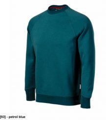 RIMECK - ADLER - - Bluza męska, g/m, % bawełna, % poliester petrol blue XL. Niebieskie bluzy męskie RIMECK, m, bez wzorów, z bawełny, bez ramiączek, bez kaptura. Za 147.51 zł.