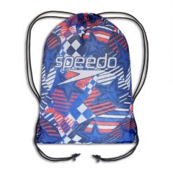 Plecak worek sportowy unisex Speedo Equip Mesh Bag. Białe plecaki męskie Speedo, bez wzorów, z meshu, sportowe. Za 112.90 zł.