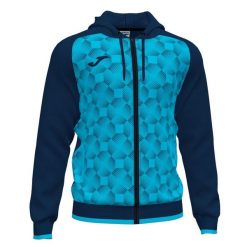 Bluza do piłki nożnej męska Joma Supernova III. Niebieskie bluzy męskie Joma, m, bez wzorów, bez ramiączek, bez kaptura. Za 166.00 zł.