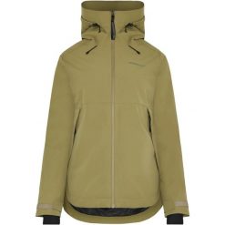 Damska kurtka z kapturem Didriksons Jennie 2. Zielone kurtki sportowe damskie Didriksons, bez wzorów, bez ramiączek, z kapturem, trekkingowe. W wyprzedaży za 827.65 zł.