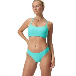 Dół od stroju kąpielowego bikini damskie Speedo Solid Classic. Niebieskie bikini Speedo, bez wzorów. Za 175.78 zł.