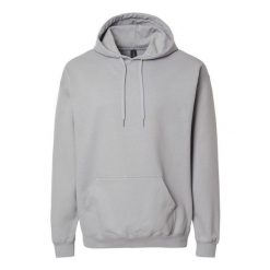 Bluza Z Kapturem Dla Dorosłych Unisex Softstyle Midweight. Szare bluzy męskie GILDAN, m, bez wzorów, bez ramiączek, z kapturem. Za 112.99 zł.