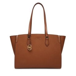 Torebka MICHAEL Michael Kors. Brązowe shopperki damskie MICHAEL Michael Kors, bez wzorów, bez dodatków. Za 1,299.00 zł.