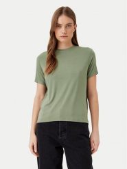 JDY T-Shirt Como 15328940 Zielony Regular Fit. Zielone t-shirty damskie JDY, xs, bez wzorów, z wiskozy, bez kołnierzyka, bez ramiączek. Za 79.99 zł.