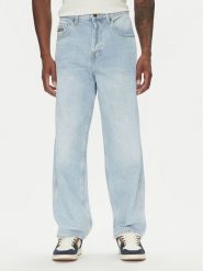 DC Shoes Jeansy Worker Baggy Carpenter Ril ADYDP03087 Błękitny Regular Fit. Niebieskie jeansy męskie DC Shoes, z bawełny. Za 229.99 zł.