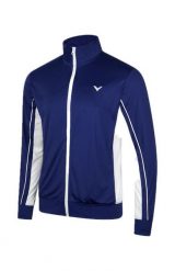 Bluza sportowa VICTOR J-43600 B. Niebieskie bluzy damskie Victor, l, bez wzorów, z materiału, sportowe, bez ramiączek, bez kaptura. Za 189.99 zł.